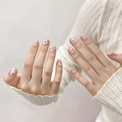 3D Sakura Pink Press - On Nails - CELESTI NAILS