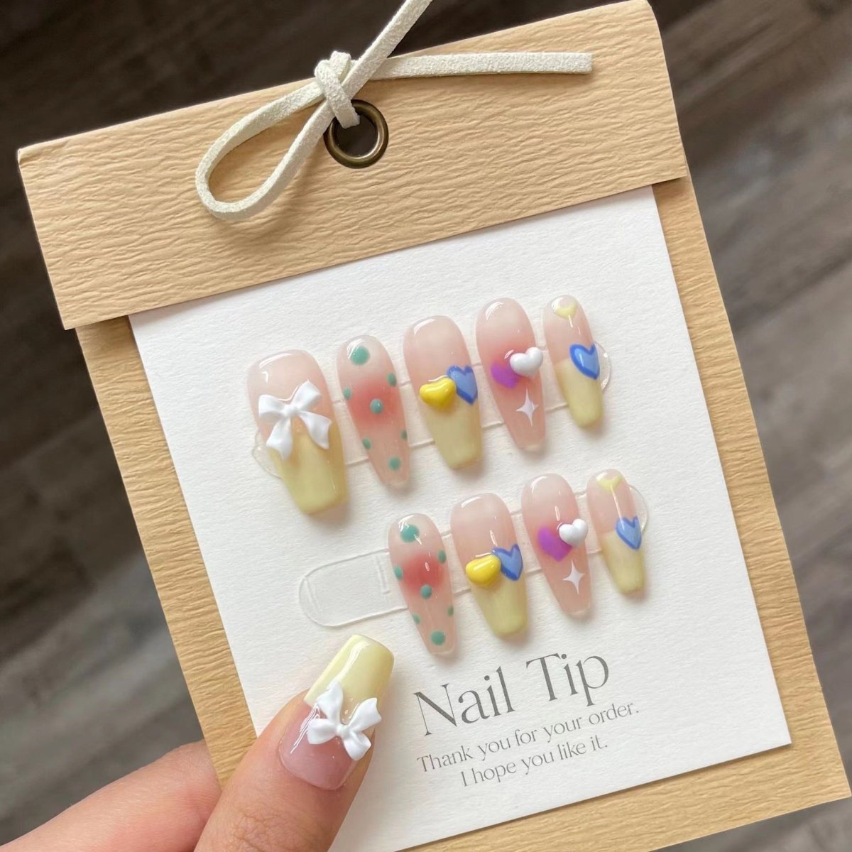 Candy - Colored Press - On Nails - CELESTI NAILS