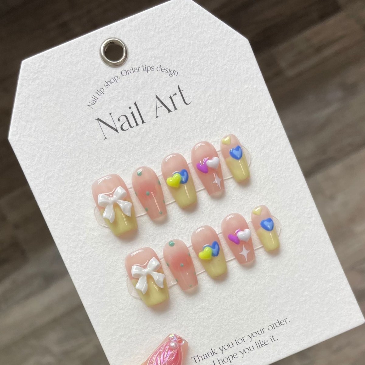 Candy - Colored Press - On Nails - CELESTI NAILS