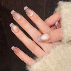 Cat Eye Square Gradient Press On Nails - CELESTI NAILS