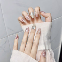 Dreamy Gradient Heart Press - On Nails - CELESTI NAILS